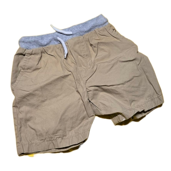 Carter's Toddler Boy 3T Tan Casual Shorts Pull On Drawstring Khaki Kids Cotton - Picture 1 of 4